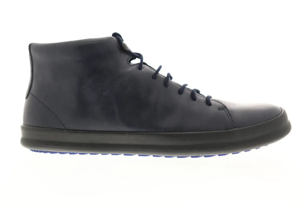 Camper Chasis K300236-006 Mens Blue Leather High Top Lace Up Euro Sneakers Shoes