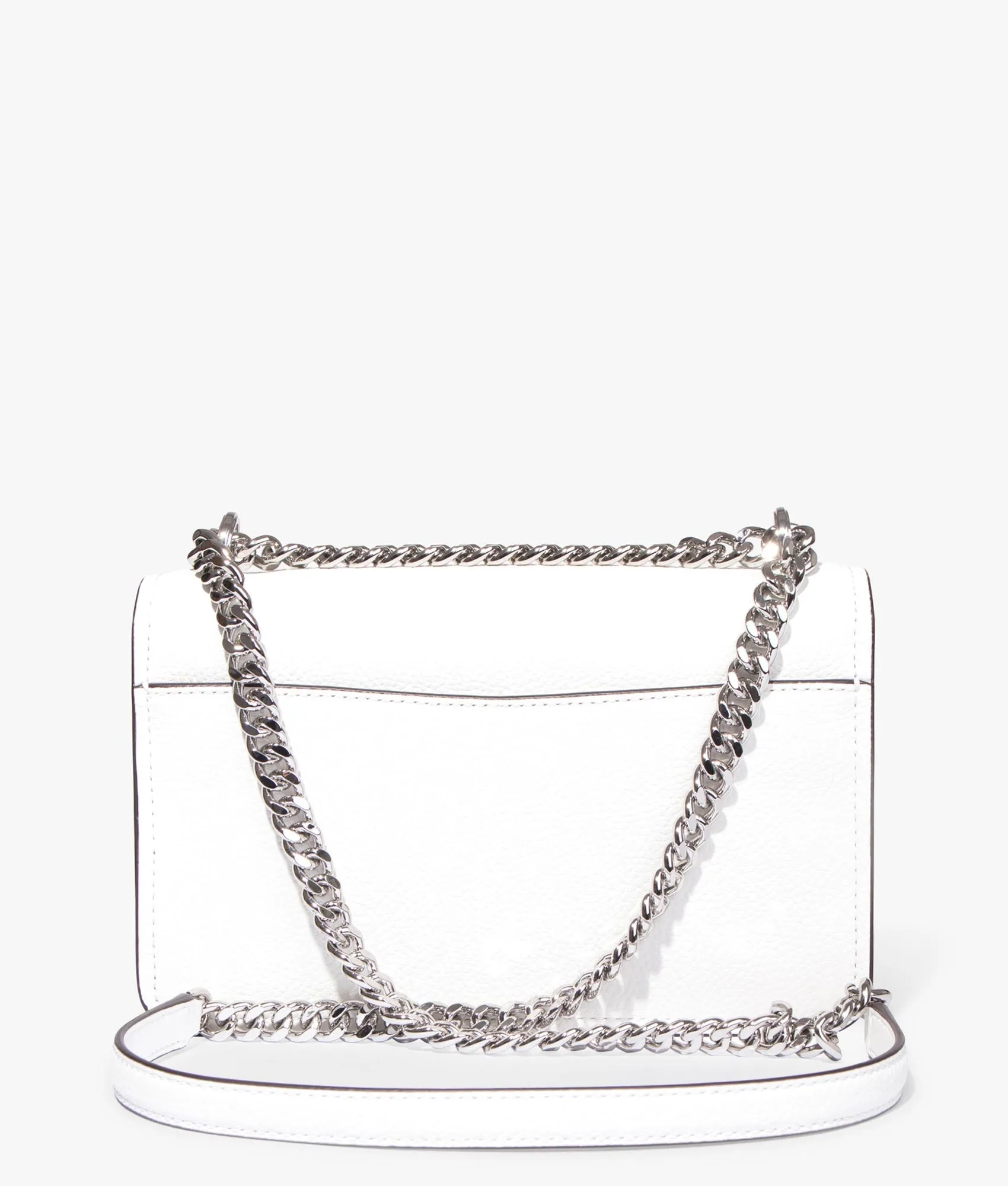 Claire shoulder bag in optic white | Michael Kors | EQVVS WOMEN