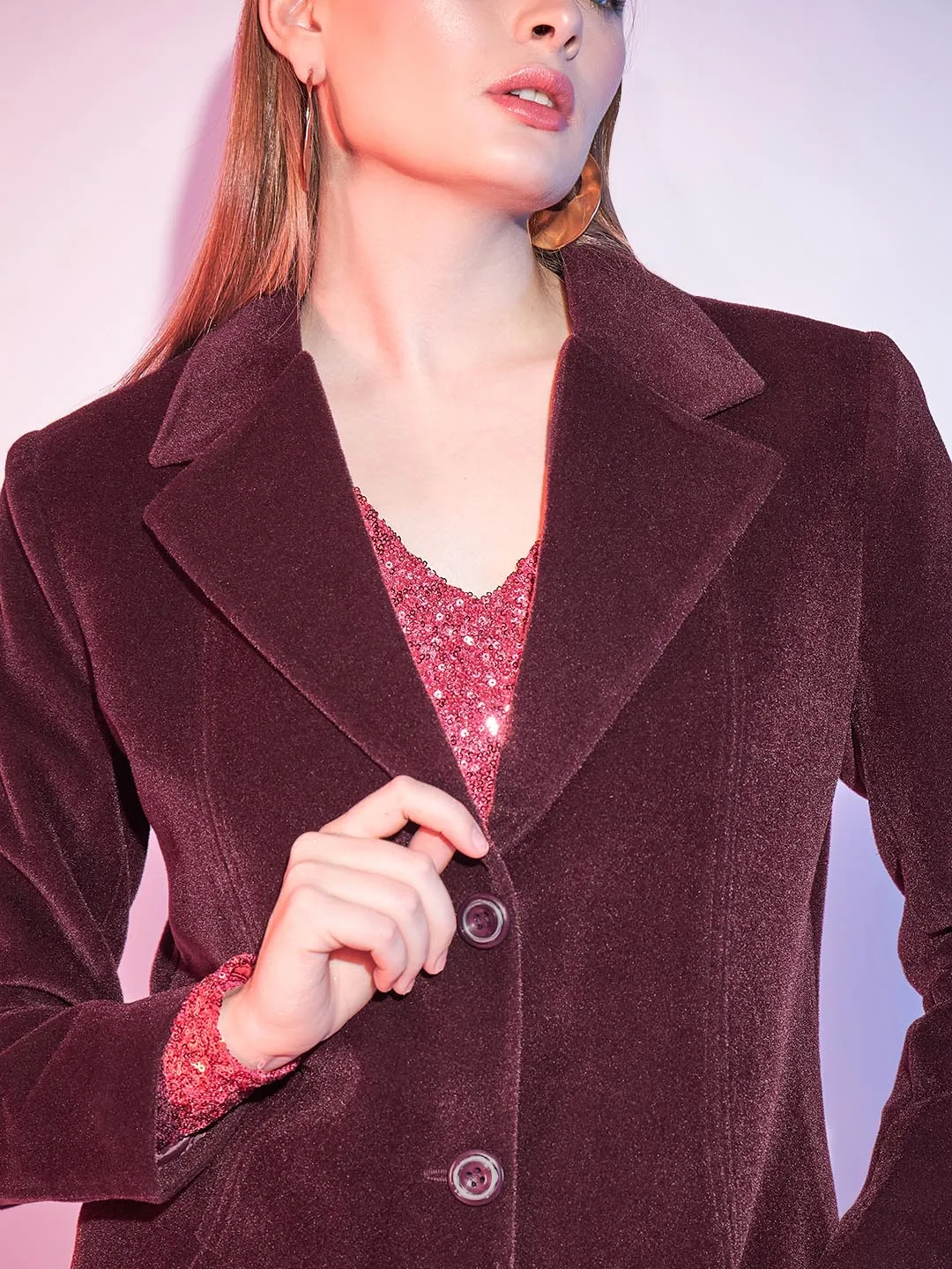 Felted warm coat