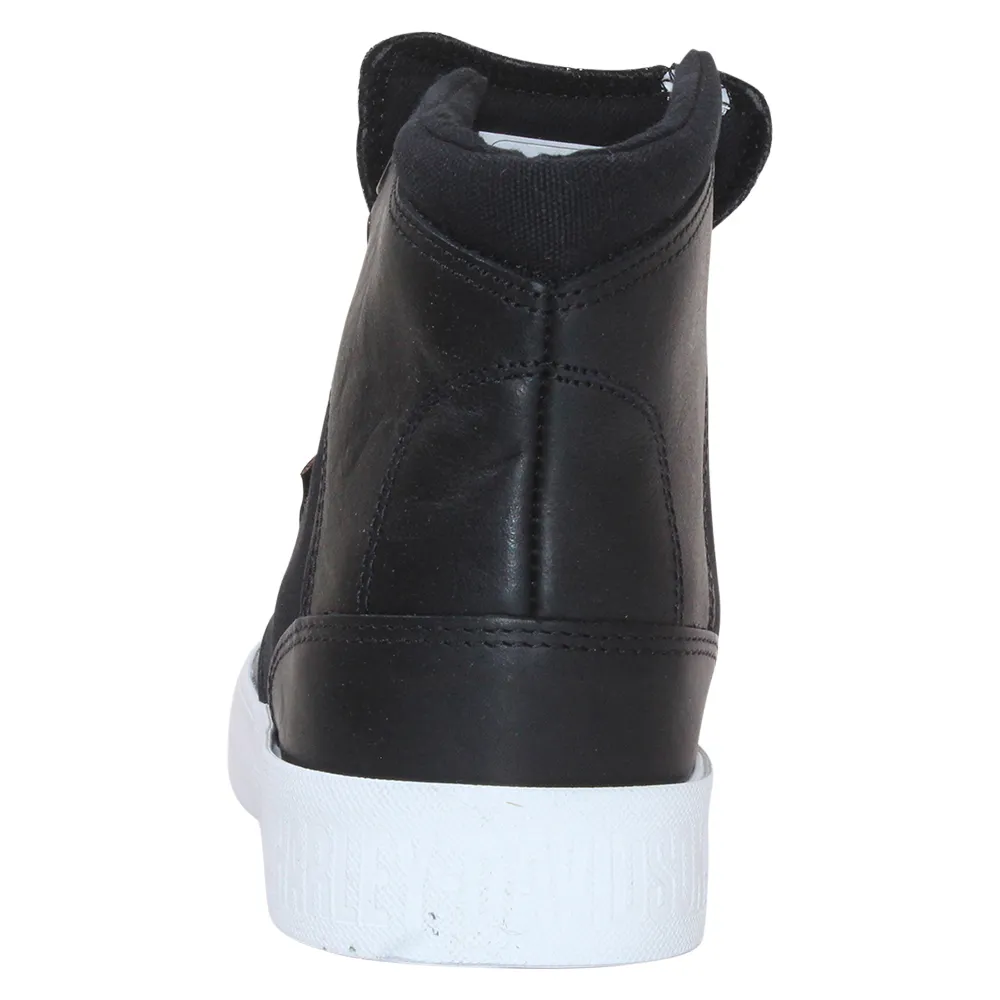 Harley-Davidson Men's Rosemont Sneakers Lace Up High-Top Shoes Black Sz. 8.5