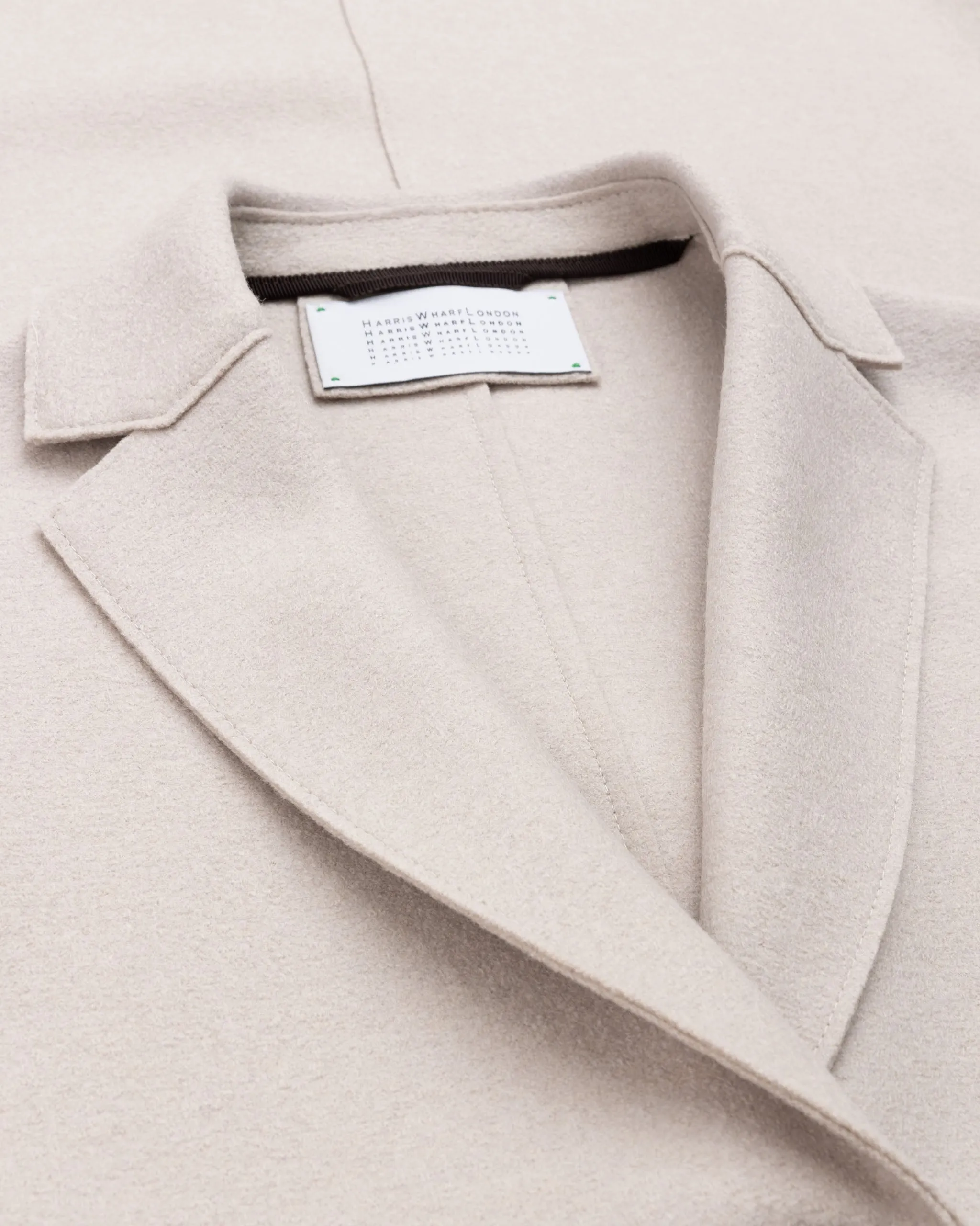 HARRIS WHARF Pressed Wool Coat