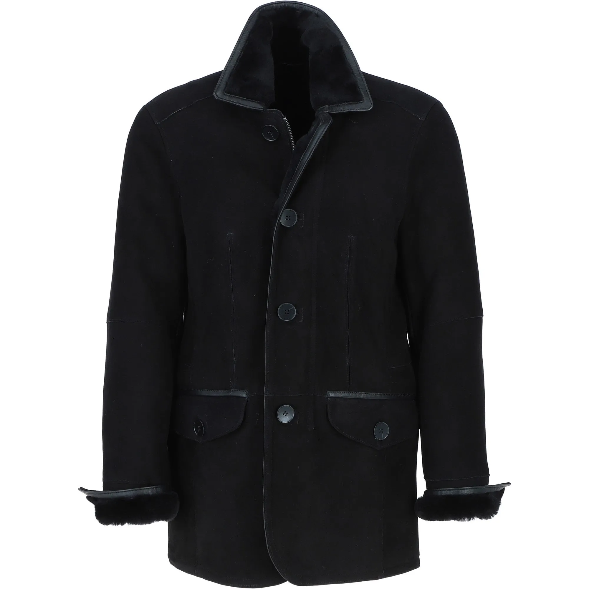 Sheepskin Coat  Black : Richmond