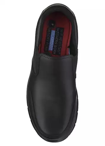 Work Mens Black Slip Resistant Flex Advantage SR-Bronwood Trainers by Skechers | Look Again